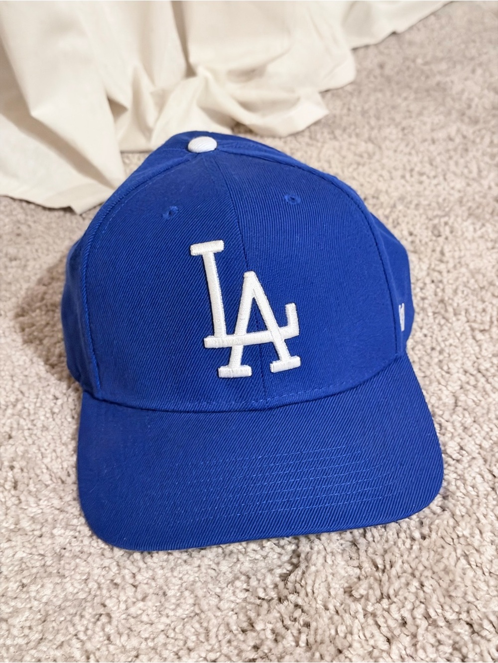 Los Angeles Dodgers Blue MLB Cap with White Logo. Snapback
